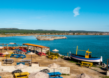 La vue du restaurant La perle gruissanaise